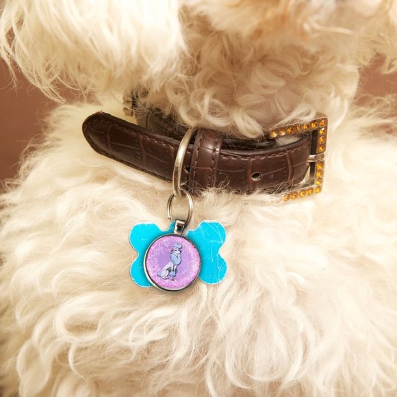 Disney Oliver and Company-Pet Tag "Georgette", Tag accessory for pet collar - Picture 2 of 2